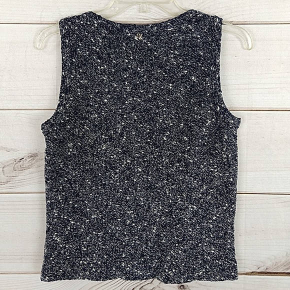 St. John Sport V Neck Sleeveless Crop Tank - Picture 3 of 5